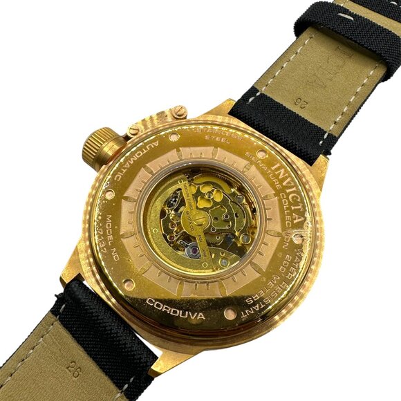 Invicta Corduba Skeleton Inner Dial Rose Gold Stainless Steel Men's Watch - Picture 6 of 6